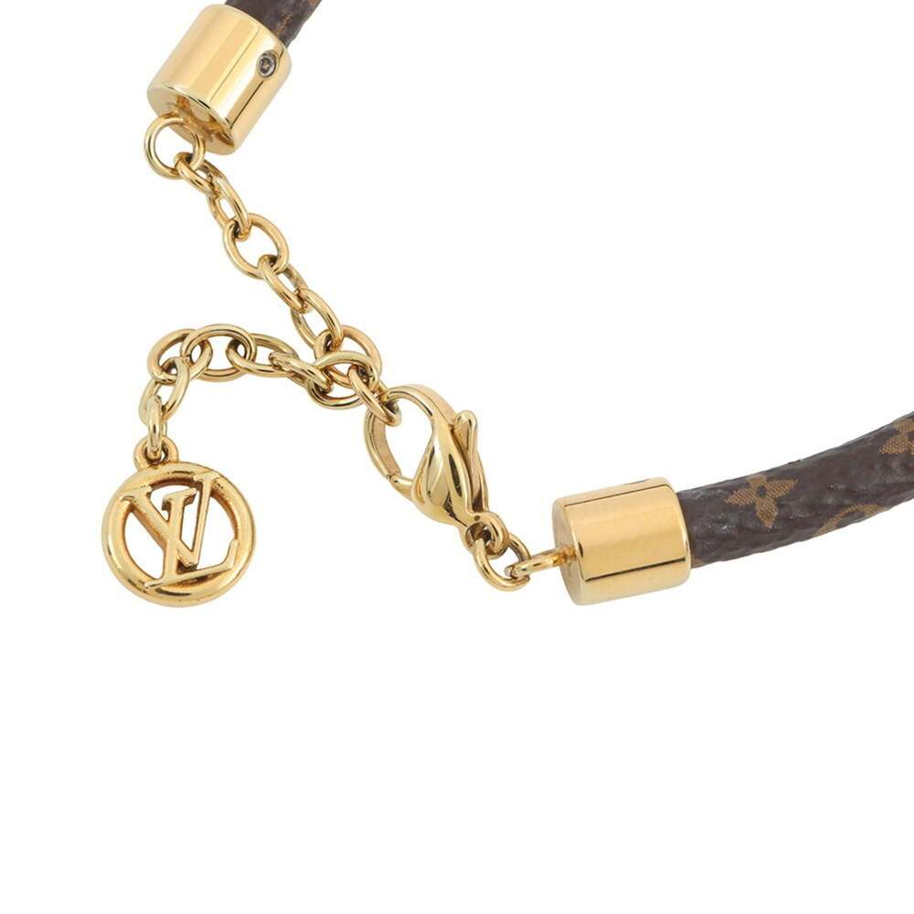 LOUIS VUITTON Brown Monogram Charm Bracelet - Picture 5 of 10